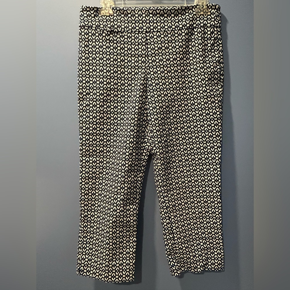 MARGARET M Patterned capri pants